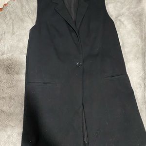 The Limited black blazer vest in size medium